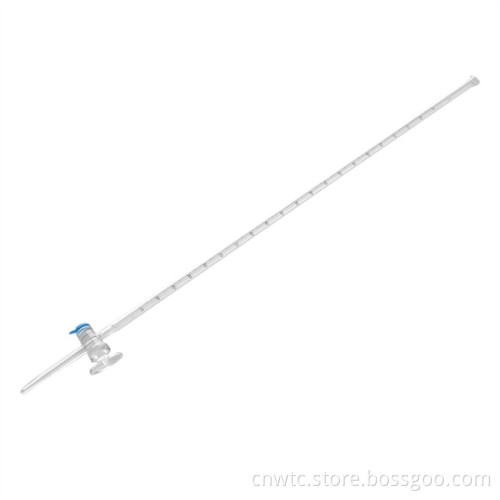 Acid Burette in Various Sizes: A Comprehensive Guide" 

This title captures the essence of the product being discussed - acid burettes in different sizes (10ml, 25ml, 50ml, and 100ml). The term "Borosilicate Glass Burette with PTFE Stopcock" is included t